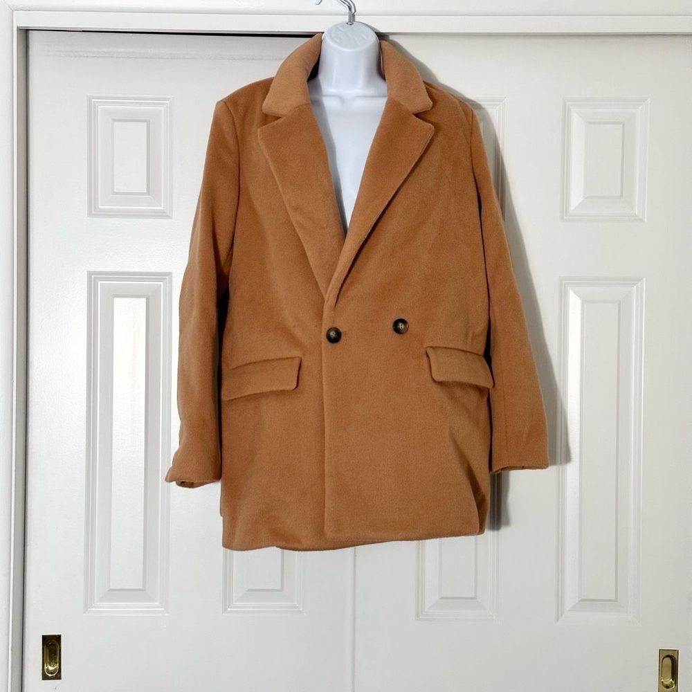Free People Terra Cotta Tan Mari Solid Blazer - Picture 4 of 9